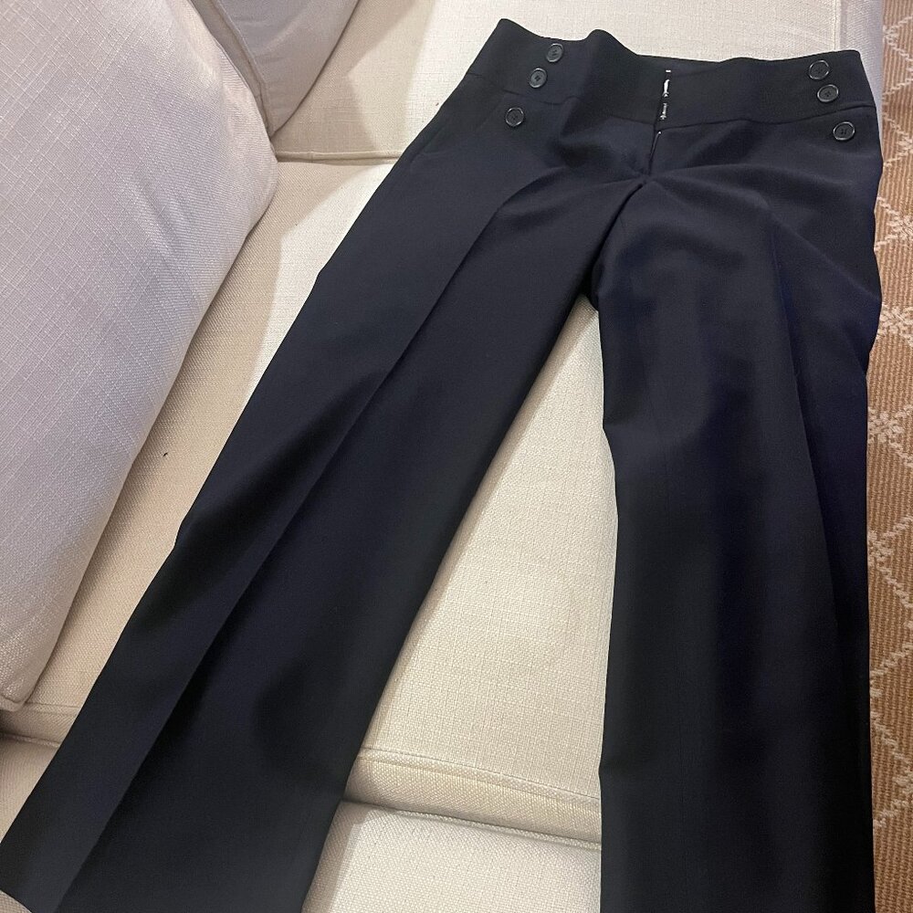 Ann Taylor Navy Wool Trousers